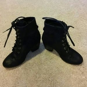 COPY - Black suede ankle boot